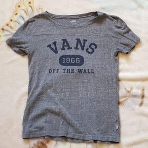 Van's grey t shirt